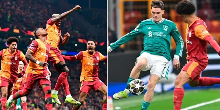 Galatasaray, Liverpool Karşısında Tarih Yazdı
